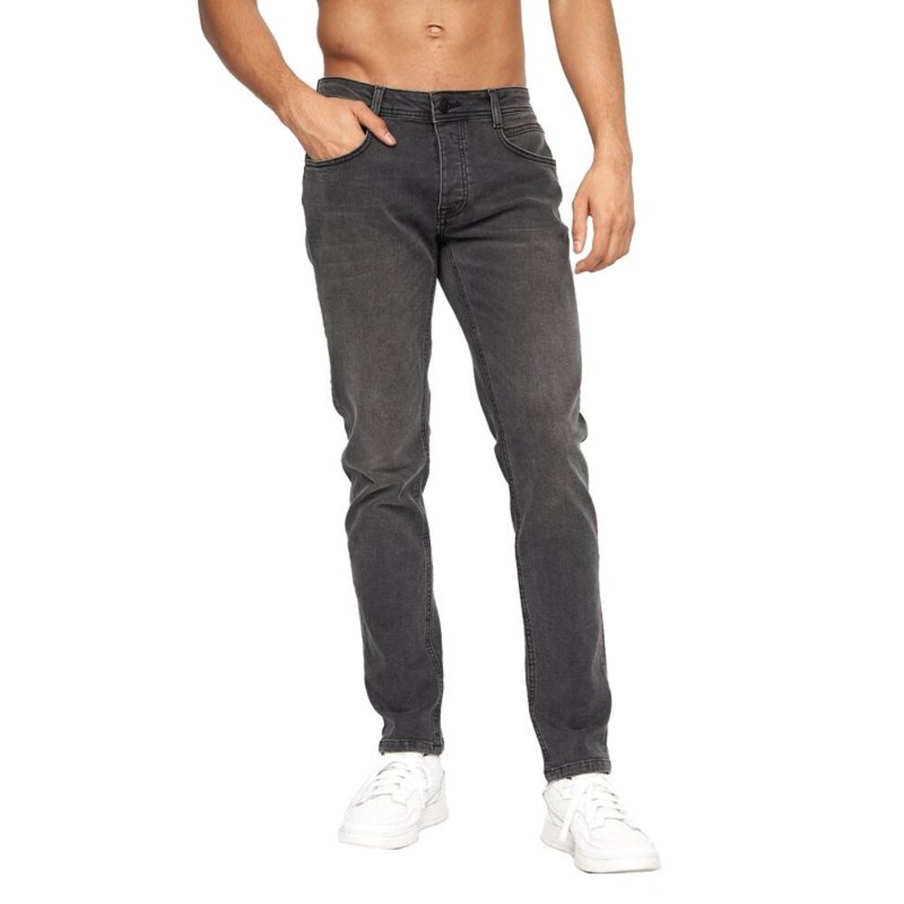 Crosshatch Mens Malcolm Slim Jeans / Dark Charcoal